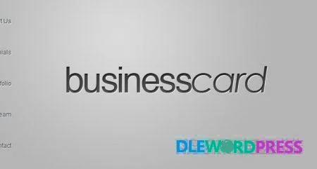 BusinessCard WordPress Theme V4.4.12 - Elegant Themes