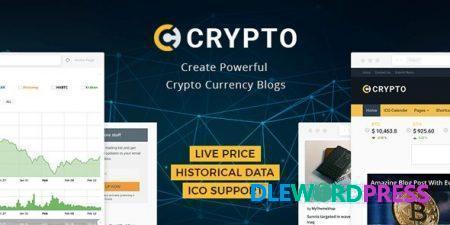 Crypto – A Bitcoin Cryptocurrency WordPress Theme