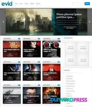 eVid WordPress Theme V4.6.12 - Elegant Themes
