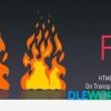 Cartoon Vector Fire HTML5 Edge Banner Animation 1
