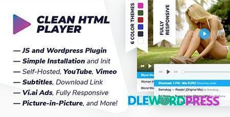 Clean Html Audio Player With Playlist v2.1.0