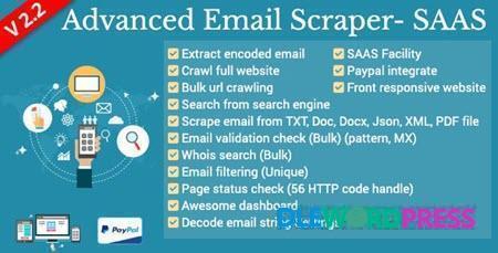 Advanced Email Scraper v2.2 – SaaS Pack
