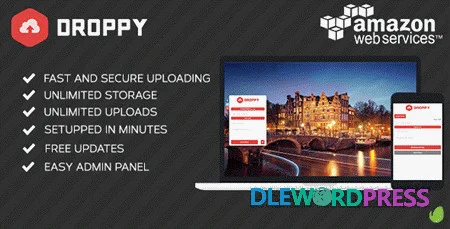 Amazon S3 - Droppy online file sharing