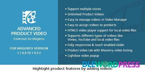 Advanced Product Video Extension For Magento