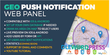 Geo Push Web Panel iOS & Android 1 Geo Push Web Panel iOS & Android