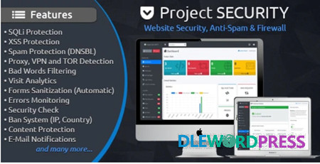 Project SECURITY V4.9.9 – Website Security, Anti-Spam & Firewall