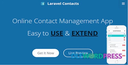 Laravel Contact – Online Contact Management App 1 Laravel Contact – Online Contact Management App