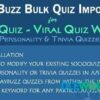 Bulk Quiz Importer for SocioQuiz – Personality and Trivia