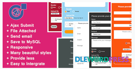 Responsive AJAX Contact Form v1.0.2 - PHP, MySQL and Send Mail 1 Responsive AJAX Contact Form v1.0.2 - PHP, MySQL and Send Mail