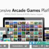 Responsive HTML5 Flash Games ROMs Games Platform v1.2.2 Arcade Game Script