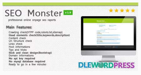 SeoMonster v1.9 - OnPage SEO Raporting Script 1 SeoMonster v1.9 - OnPage SEO Raporting Script
