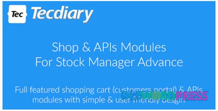 Shop (Shopping Cart) & APIs Modules for Stock Manager Advance v3.2.16