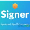 Signer v3 Create Digital signatures and Sign PDF documents online