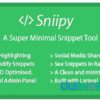 Sniipy v1 A Super Minimal Snippet Tool