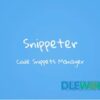 Snippeter v1.4 Code Snippets Manager