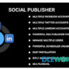 Social Publisher v2 Facebook Twitter LinkedIn Multiple Account