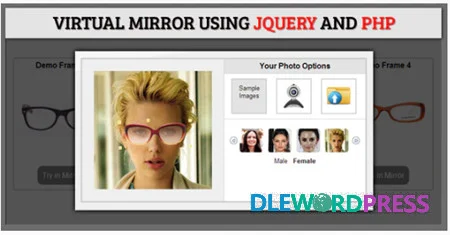 Virtual Mirror Using jQuery and PHP