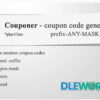 “Couponer” coupon code generator