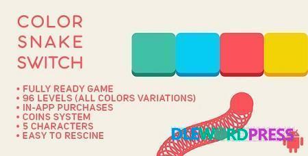 Color Snake Switch - Fun Arcade Game Android Template + easy to reskine + AdMob 1 Color Snake Switch - Fun Arcade Game Android Template + easy to reskine + AdMob