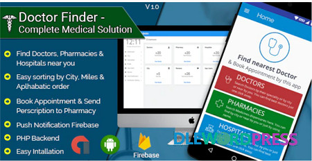 Doctor Finder v1.3 – Complete Medical Solution Android Application