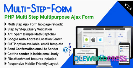Free Download Multi-Step-Form - PHP Multi Step Multipurpose Ajax Form ...