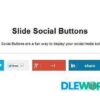 Slide Social Buttons