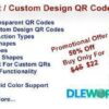 Transparent Custom Design QR Code Generator