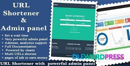 URL Shortener with Ads and Powerful Admin Panel v1.8.8 1 URL Shortener with Ads and Powerful Admin Panel v1.8.8