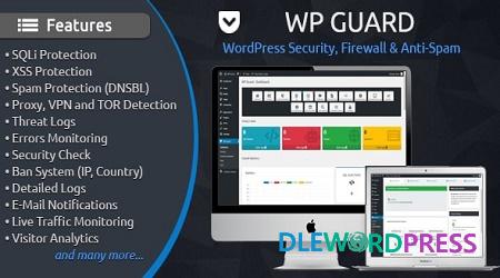 WP Guard V2.3 NULLED – Security, Firewall & Anti-Spam Plugin For WordPress