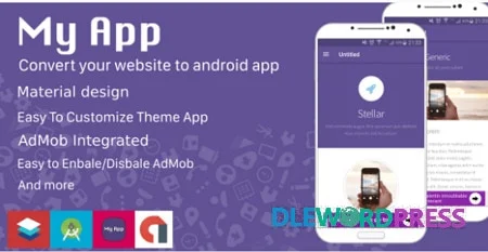 Website to Android App - Material Design