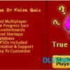 Fortin True False Multi Player Quiz