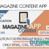 Magazine Content App With CMS – Android AdMob Push Notifications Offline Storage