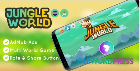 Jungle World Game | Eclipse & Android Studio | AdMob Ads | Games