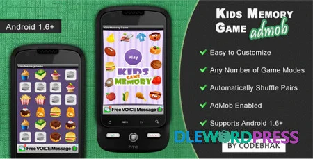 Kids Memory Game with AdMob