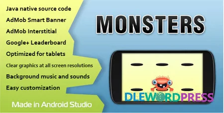 Monsters Game with AdMob and Leaderboard