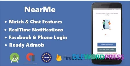 NearMe | Android Dating App (Android Studio & Firebase)