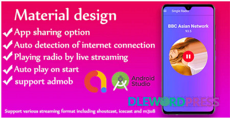 Single Radio Android Radio App + Admob V1.0 1 Single Radio Android Radio App + Admob V1.0