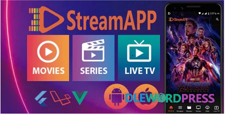 Streamapp V1.1 - Streaming Movies, Tv Series And Live Tv - Flutter Full App With Admin Panel 1 Streamapp V1.1 - Streaming Movies, Tv Series And Live Tv - Flutter Full App With Admin Panel
