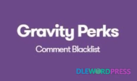 Comment Blacklist Plugin V1.2.9 - Gravity Perks