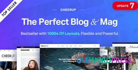 CheerUp V7.7.0 – Blog/Magazine & Travel WordPress 2 CheerUp V7.7.0 – Blog/Magazine & Travel WordPress
