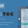 Fixed TOC V3.1.18 – Table Of Contents For WordPress Plugin