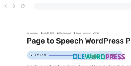 Speaker V3.0.0 – Page To Speech Plugin For WordPress