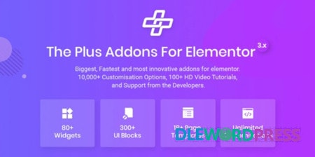 The Plus V3.4.1 Addon For Elementor Page Builder WordPress Plugin