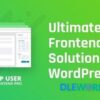WP User Frontend Pro Business Ultimate Frontend Solution For WordPress weDevs
