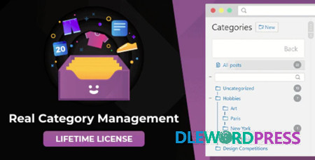 WordPress Real Category Management V3.2.18 NULLED – Custom Category Term Order Tree View