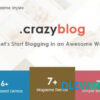 CrazyBlog – Start A Blog or Magazine for Adsense V2.1.1 Themeforest