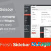 Custom Sidebar Manager V1.1 Codecanyon