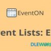 EventON – Event Lists Ext