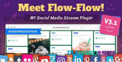 Flow-Flow V4.9.3 – WordPress Social Stream & Grid Gallery Plugin