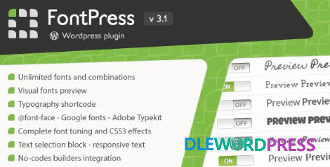 FontPress – WordPress Font Manager V3.3.5 – Codecanyon